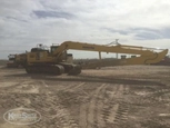 Side of Used Excavator
